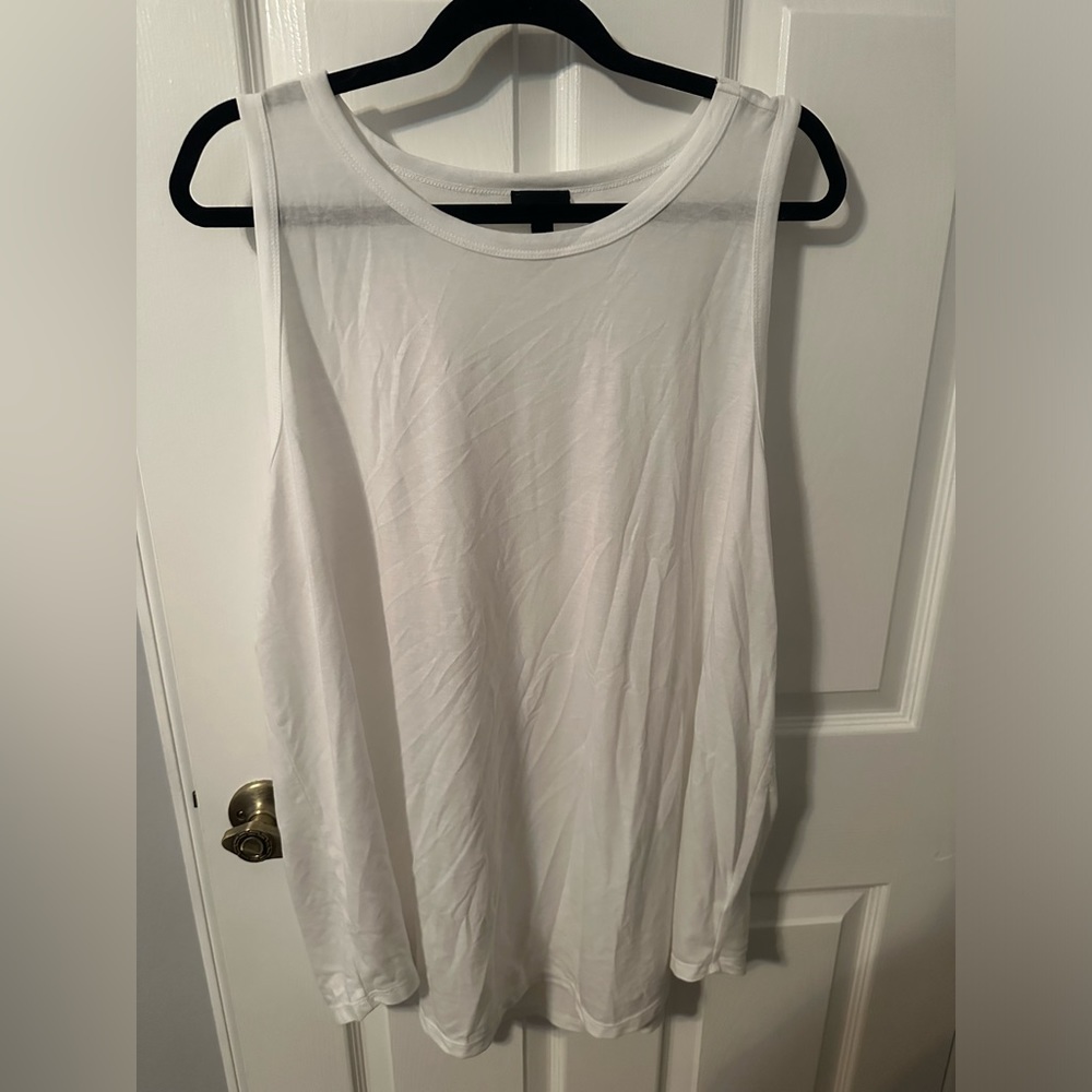 COPY - Plus size white tank top